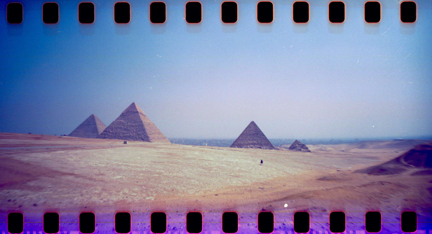 Pyramids, Kodak Ultramax 400, Lomo Sprocket Rocket