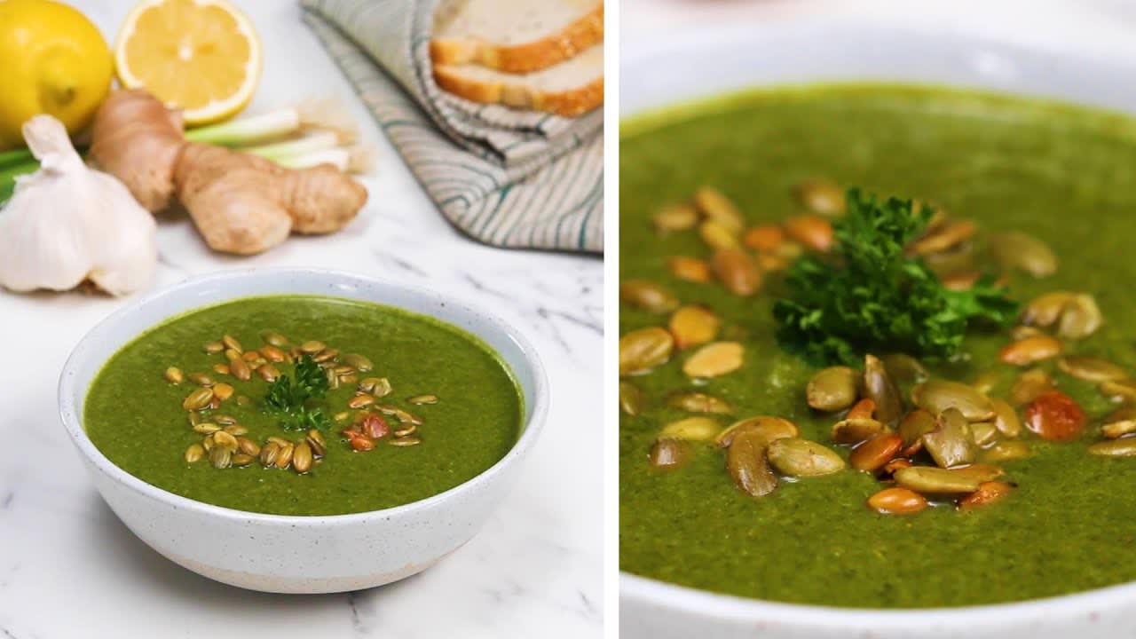 Soothing Green Soup To Fight Cold Symptoms