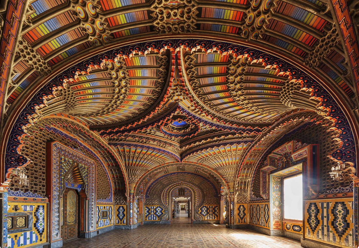 The "Peacock Room" at Castello di Sammezzano, Tuscany, Italy - Southside Productions