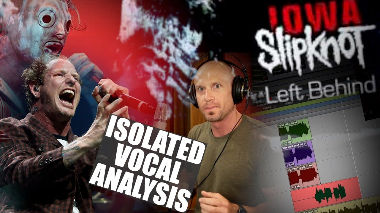 Corey Taylor's IOWA Screams Decoded! Slipknot - Left Behind - Isolated Vocals & Production Tips