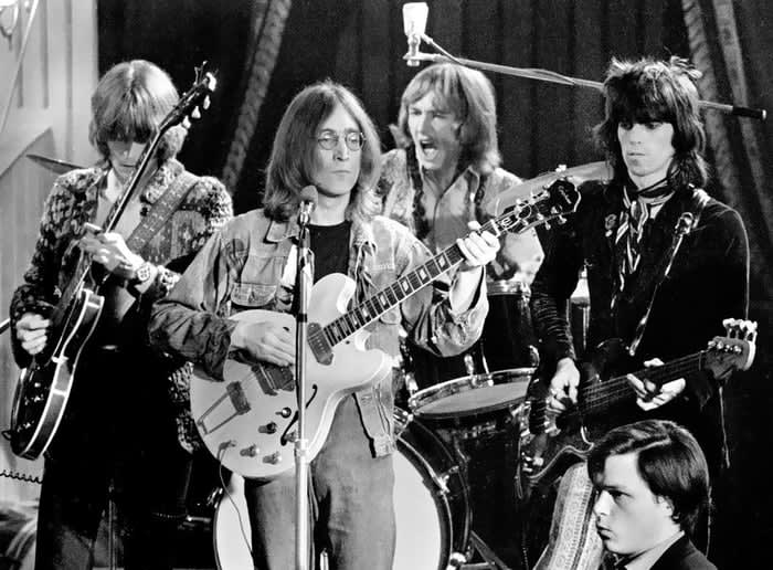 The Dirty Mac, featuring: John Lennon, Eric Clapton and Keith Richards, 1968