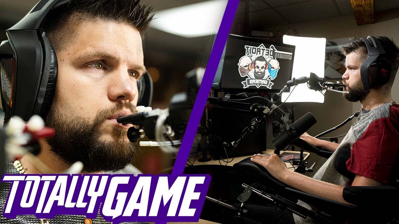 Paralyzed Gamer Slays CoD Warzone With His MOUTH | TOTALLY GAME