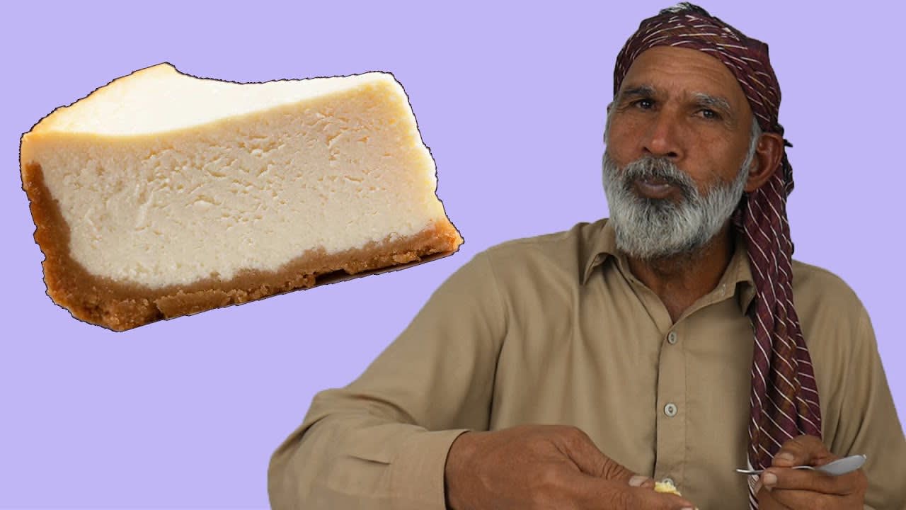 Watching people from India discovering cheesecake has made me grin for hours