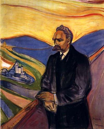 Friedrich Nietzsche, Edvard Munch, 1906,