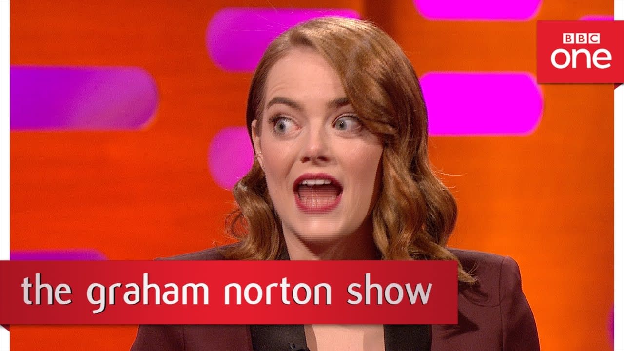 Emma Stone talks about her attempt at the "Dirty Dancing lift" - The Graham Norton Show - BBC One