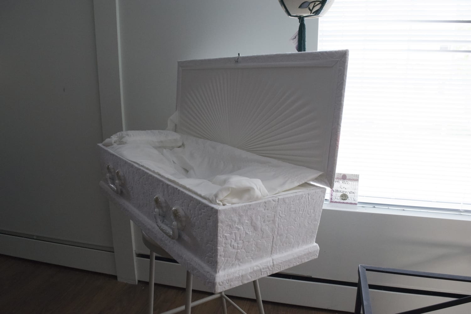 Child's Coffin in an Abandoned Funeral Home (Niagara Falls, Ontario)