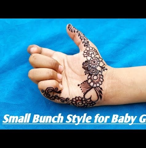 Mix Baby Girl Mehndi Design Video Easy Simple And Beautiful