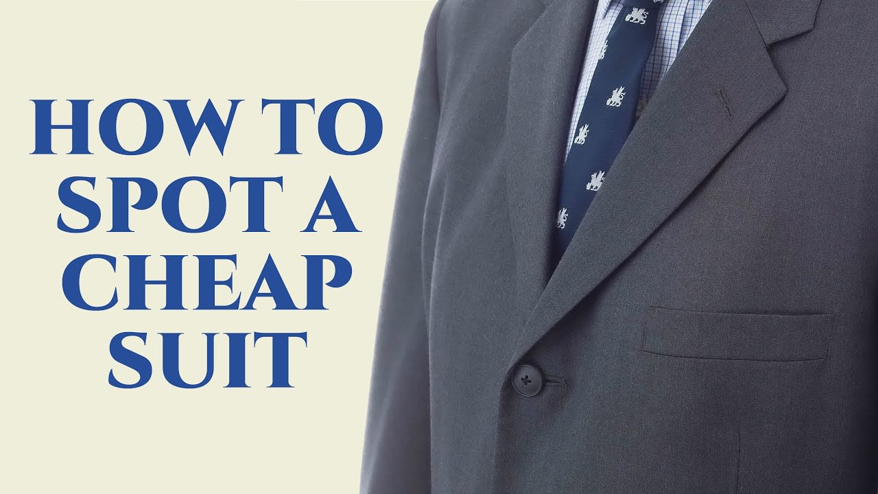 How To Spot A Cheap Suit - Gentleman's Gazette