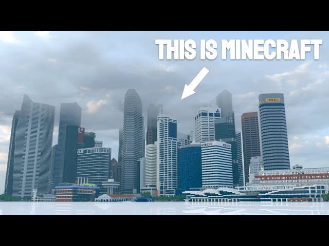 We built Singapore, 1:1 scale in Minecraft [19:20]