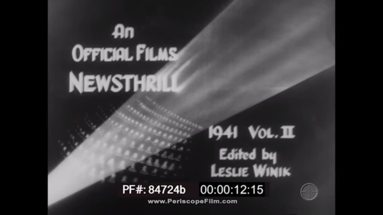 1941 OFFICIAL FILMS NEWSREEL VOL. 2 DOUGLAS XB-19 BATTLE OF ATLANTIC WWII EASTERN FRONT 84724b