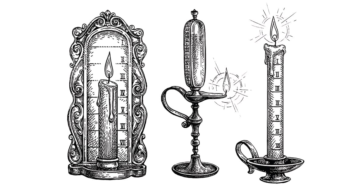 Discover ‘Candle Clocks’ History’s Original Alarm Clocks Before