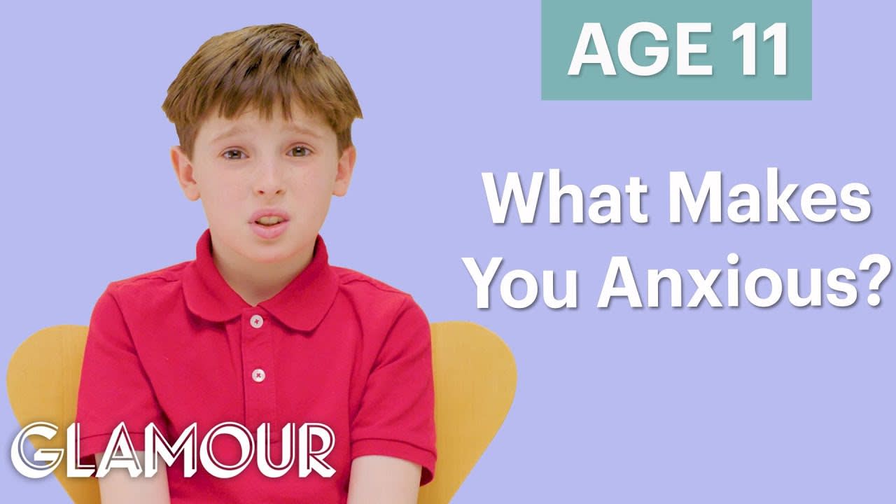 70 Men Ages 5-75: What Makes You Anxious? | Glamour