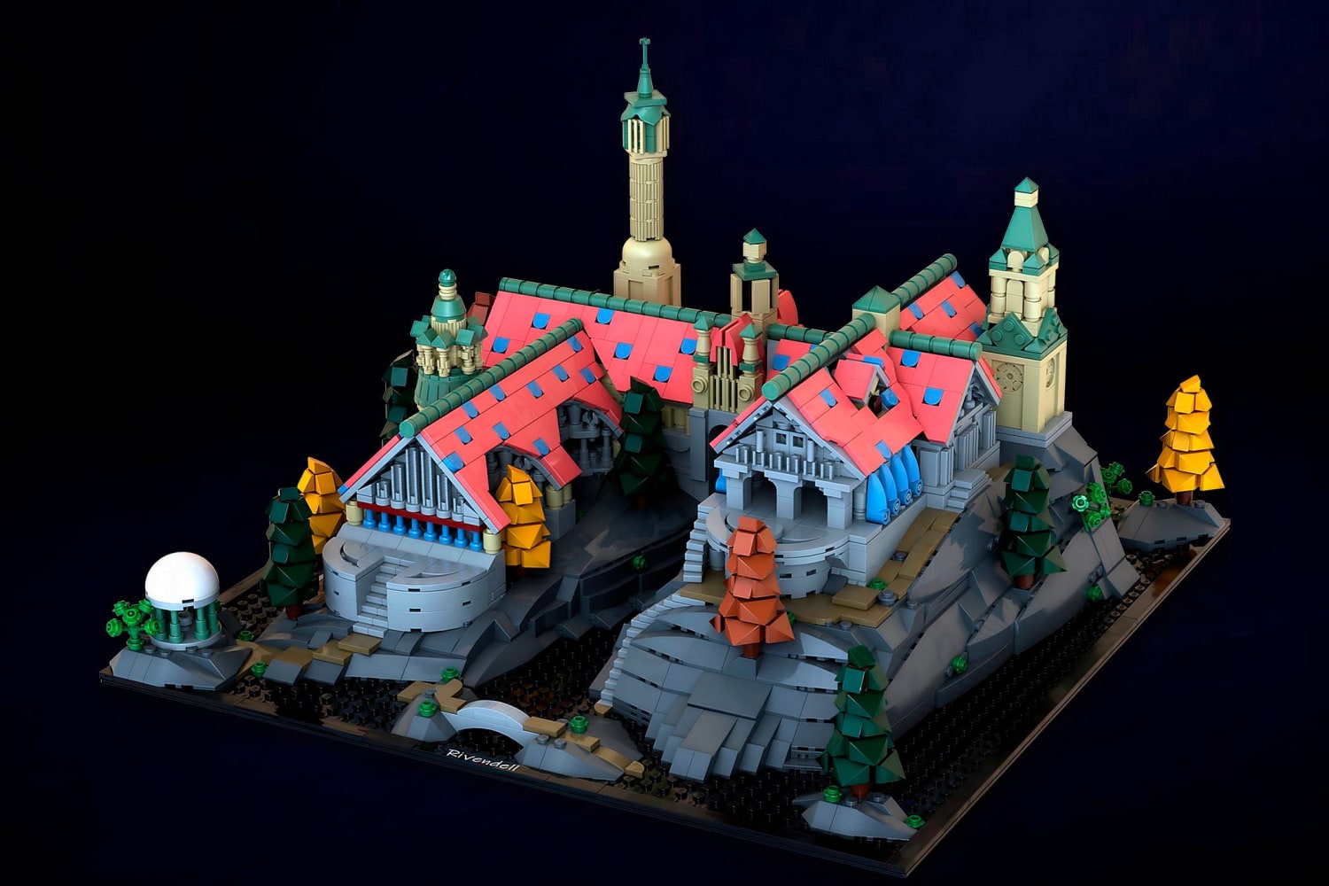 I made Rivendell in LEGO | LEGO Ideas project