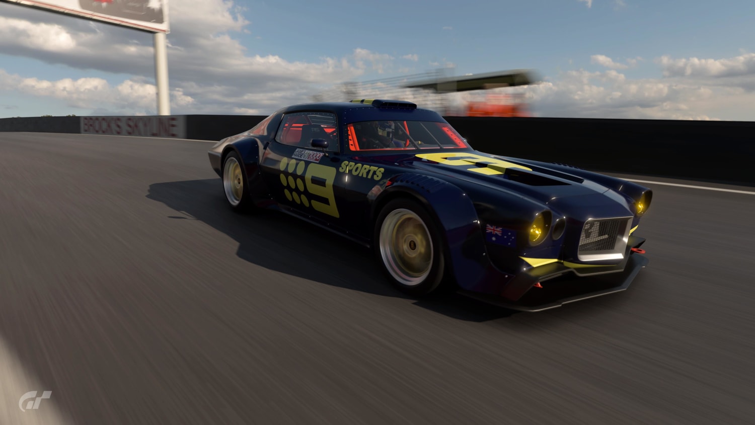 Had a try at recreating a Bathurst car...Kevin Bartlett's Channel Nine Camaro!