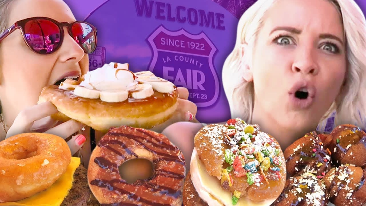 12 Craziest Foods at the LA County Fair!