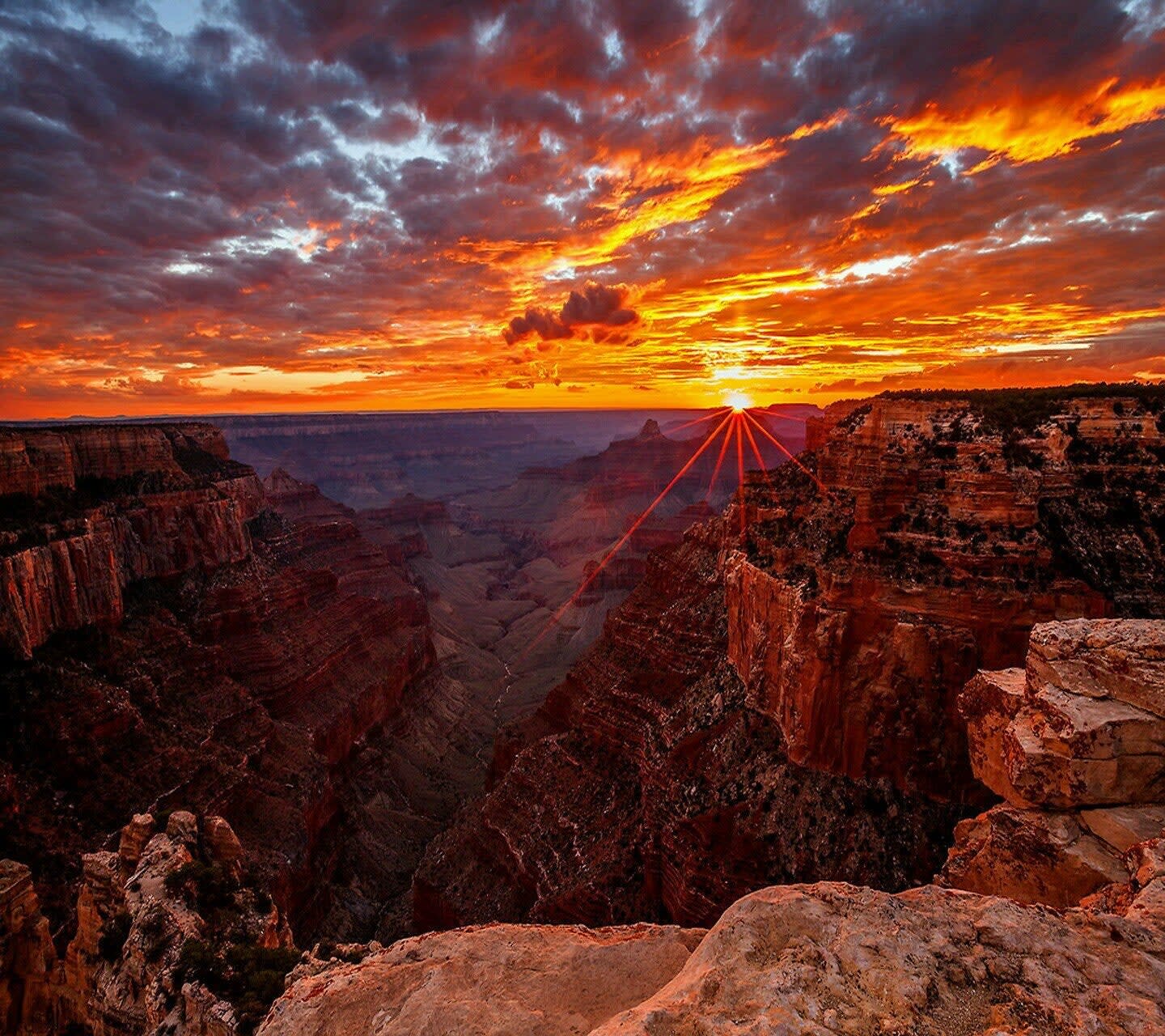 The Grand Canyon, at sunset. [originally posted by Sheila Wise (@wise_sheila) on twitter]