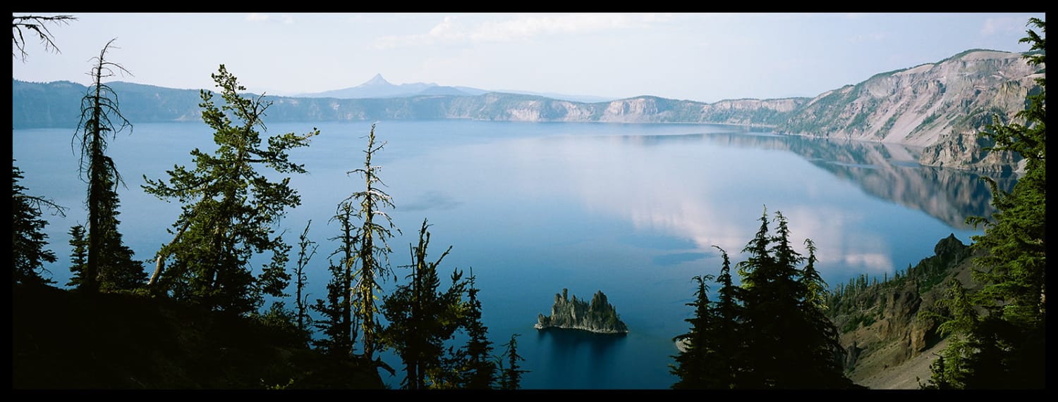 Crater Lake w Mt. Thielsen in the back - Hasselblad XPan // 45mm // Portra 160