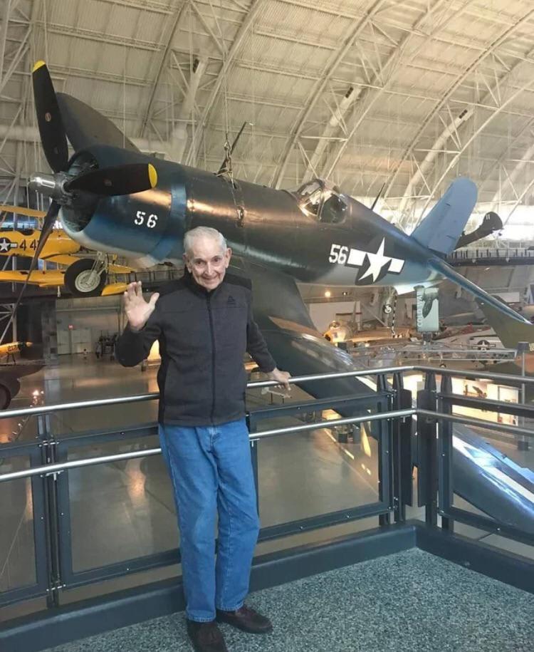 PsBattle: a grandpa in front of the plane he flew in ww2
