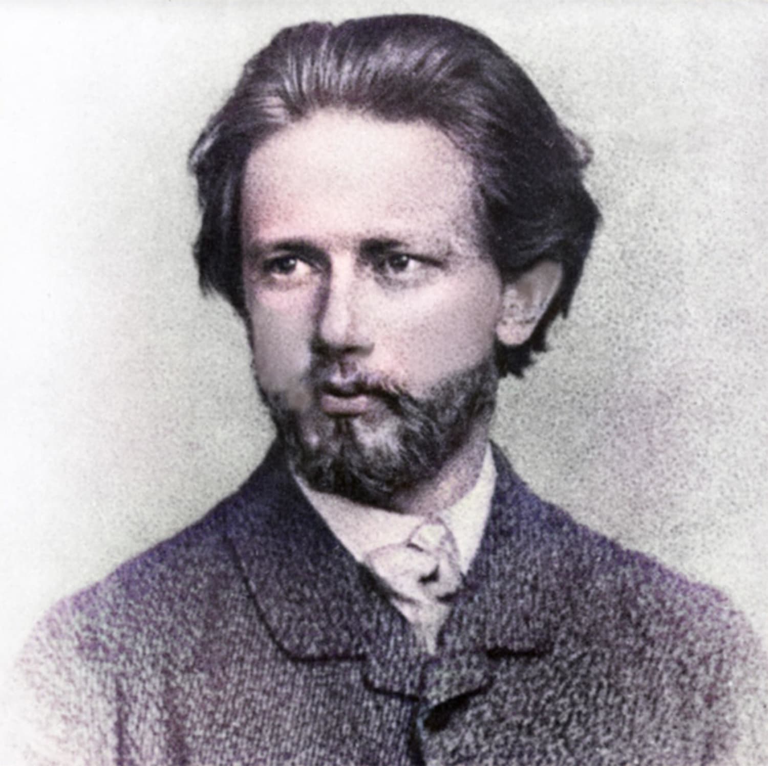Colorized version of young Tchaikovsky