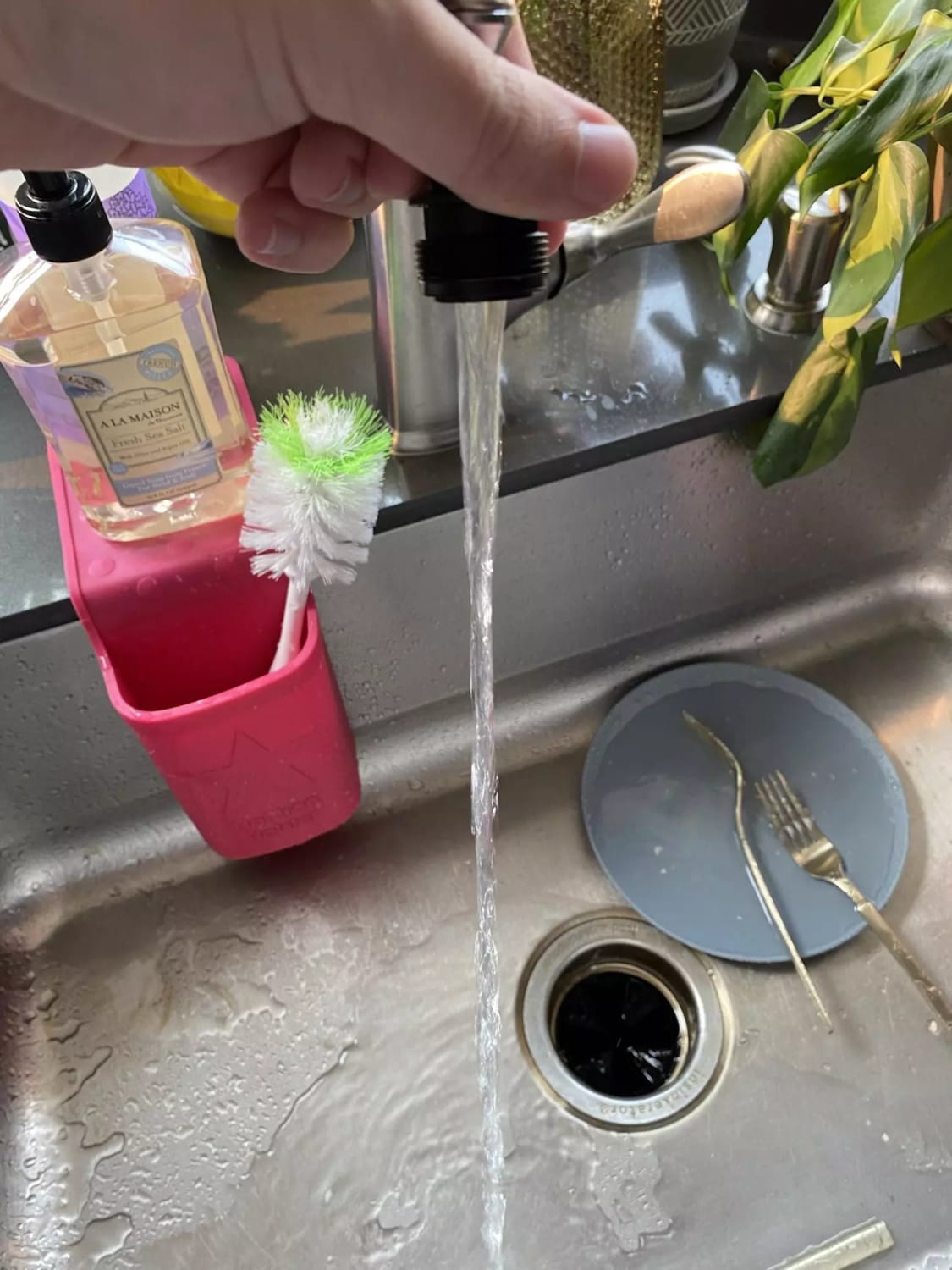 Kitchen faucet has low pressure, but I’m not sure how to diagnose the cause.