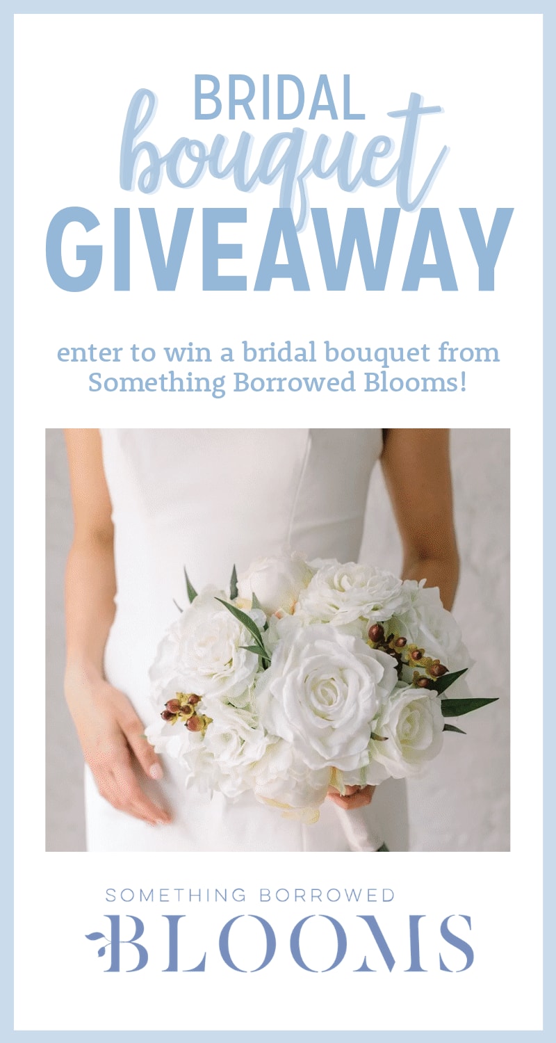 Bridal Bouquet #Giveaway from Something Borrowed Blooms! #sbblooms