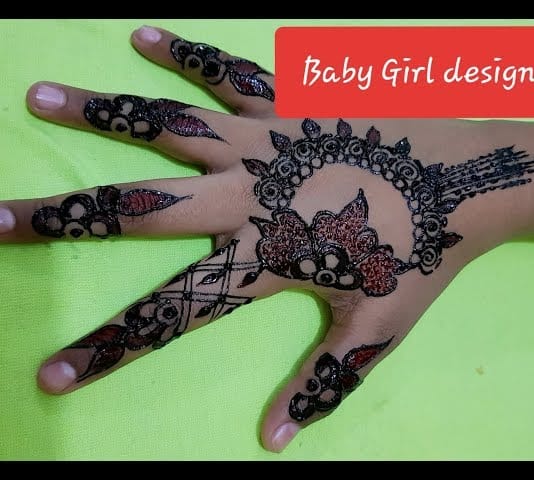 Mix Henna Mehndi Design Baby Girl Mehndi Design Simple And