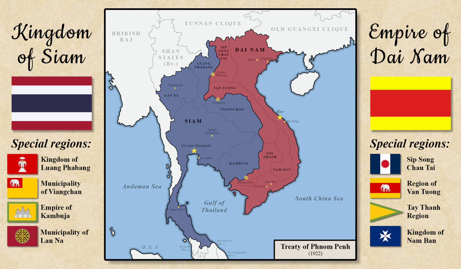 The partition of Laos and Cambodia (1922): An Indochina without France