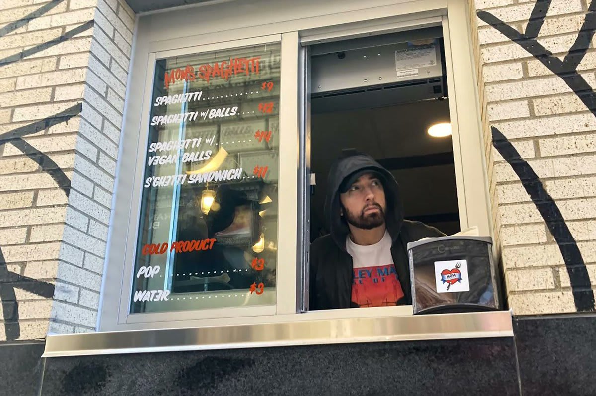 Eminem owns a restaurant in Detroit named Mom's Spaghetti