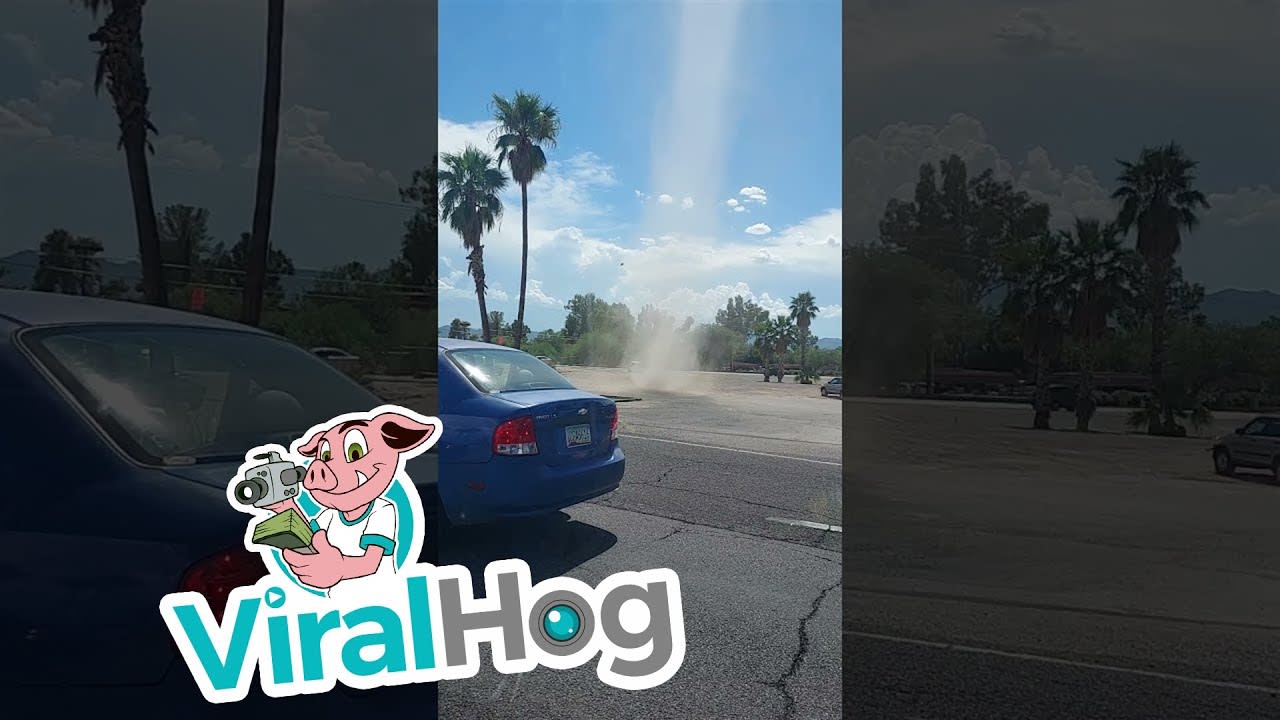 Dust Devil In Tucson, Arizona || ViralHog