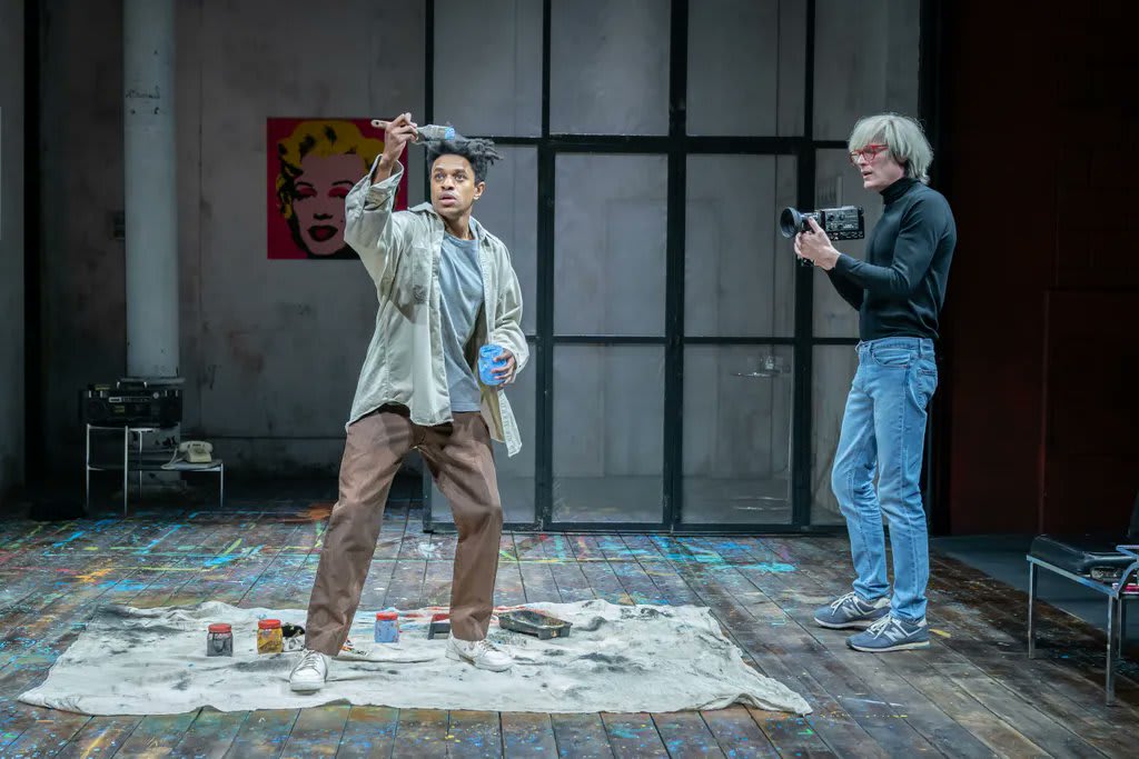 A moving new play about Jean-Michel Basquiat’s collaboration with Andy Warhol explores the price of artistic immortality: