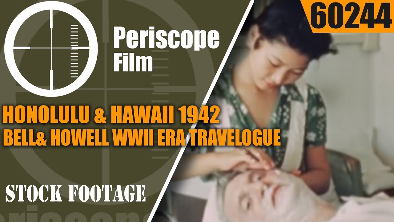 HONOLULU & HAWAII 1942 BELL& HOWELL WWII ERA TRAVELOGUE MOVIE 60244