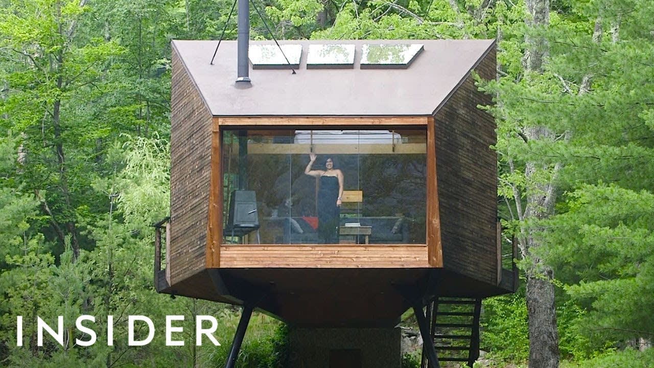 Glass Wall Tree House On Airbnb Has 360-Degree Views