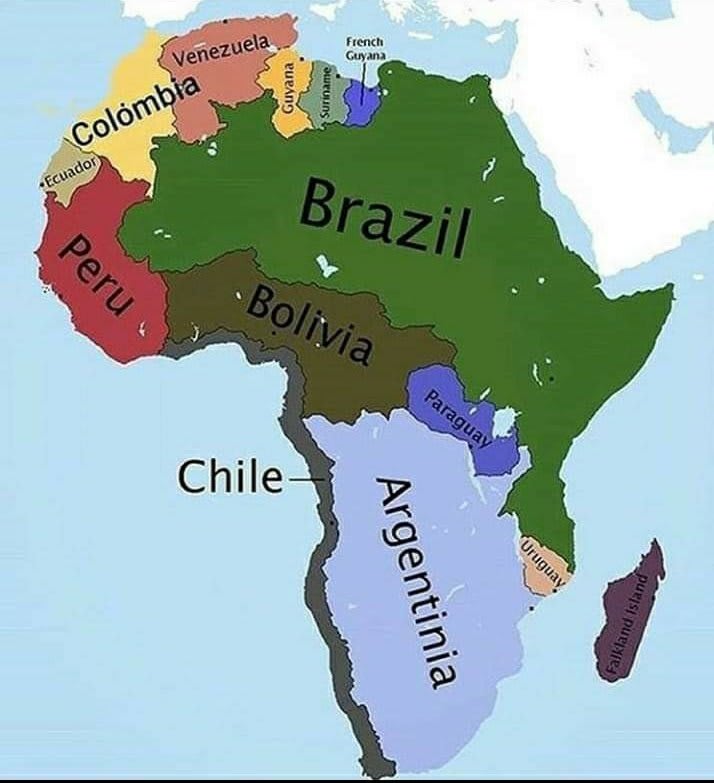 South America if it was Africa