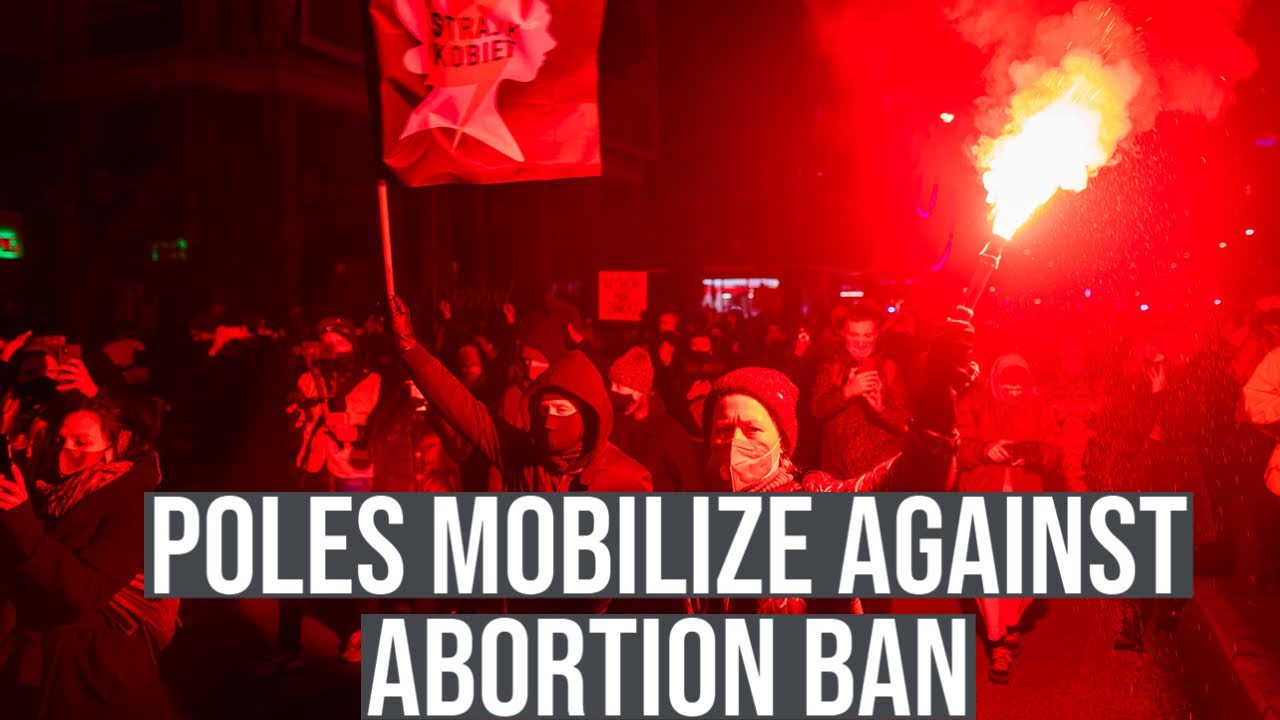 Thousands hit the streets of Poland against the ban on abortions