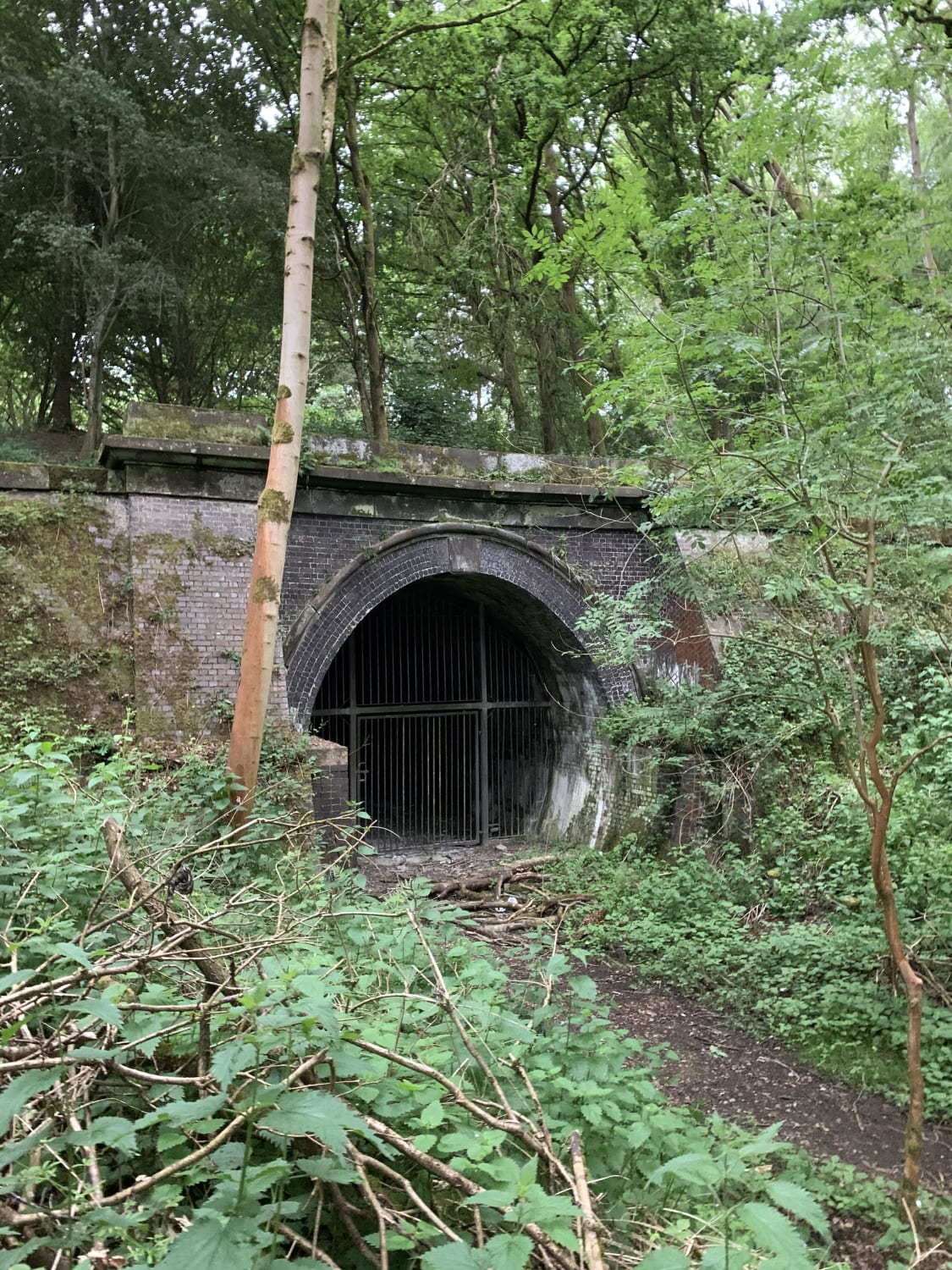 Abandoned railway tunnel in Northamptonshire? Built in the late 1850s and abandoned in the 1970’s.