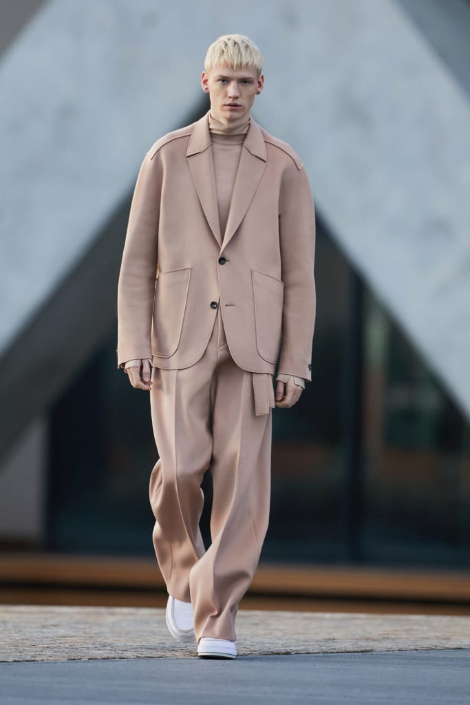 Here are the top five looks from Ermenegildo Zegna's fall 2021 collection.