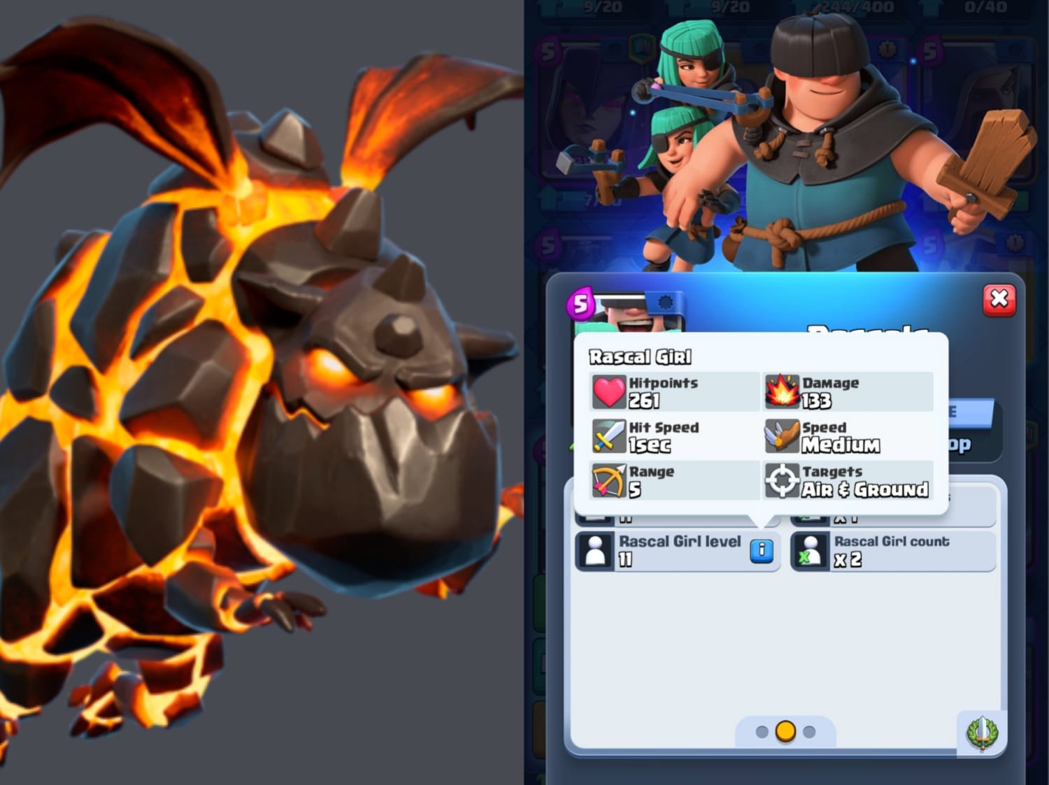"complaining about inconsistencies with game logic in a game where there doesn't need to be any logic" part 4. How does molten iron and nickel raining down deal less damage than bubblegum ( you can't use the argument that lava hound targets buildings since lava pups count as well).