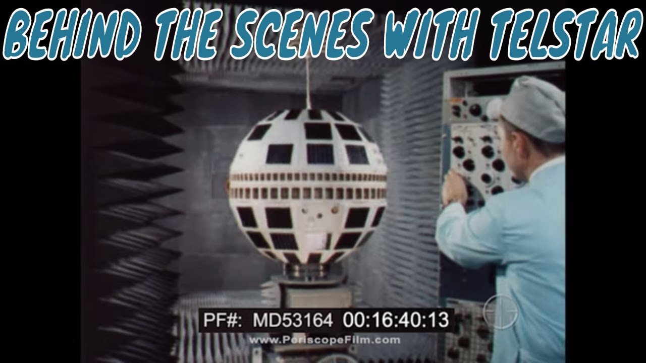 " BEHIND THE SCENES WITH TELSTAR " 1962 BELL TELEPHONE PROMO FILM COMMUNICATIONS SATELLITE 53164
