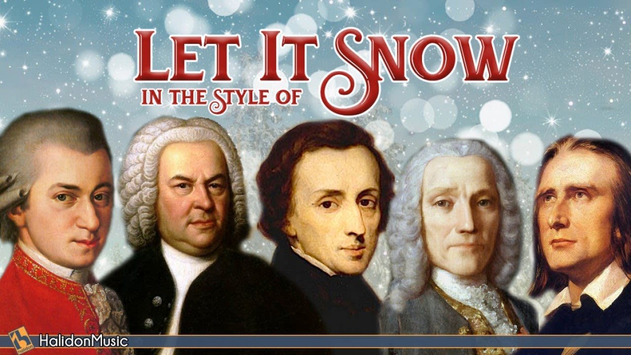 Let It Snow in the style of Bach, Scarlatti, Mozart, Beethoven, Chopin, Liszt | Piano: Daniele Leoni