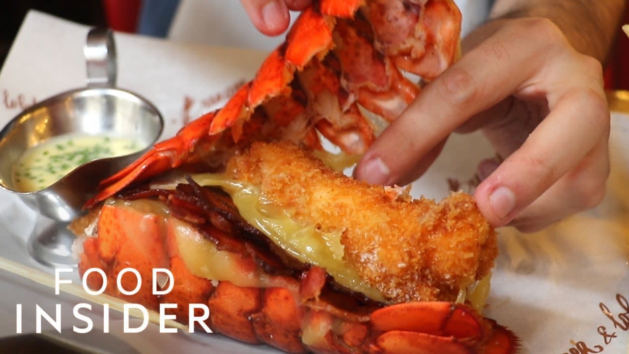 Burger Has Fried Lobster Tails For Buns Costs $62
