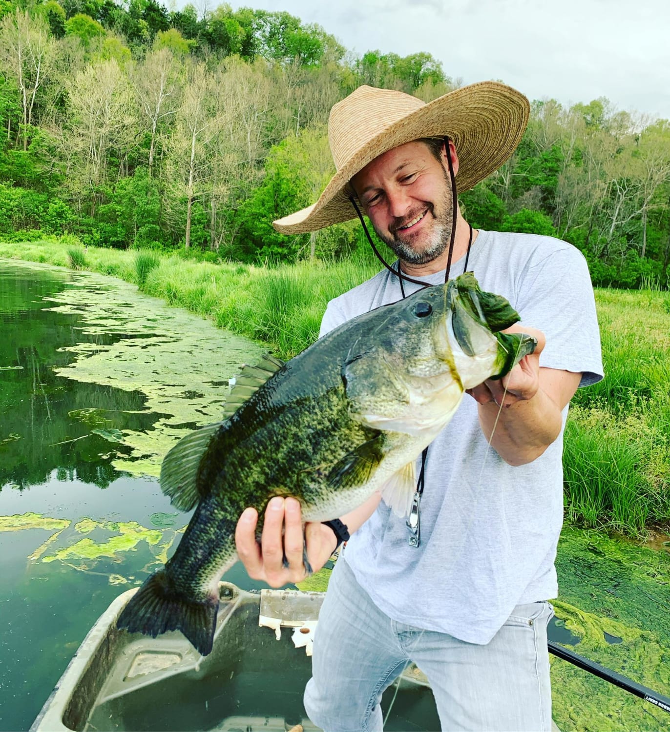 Arkansas black beauty! Been fishing for 30+ years without a scale. Doh! Definitely a PB. Guess I’ll be getting a scale now. Ha