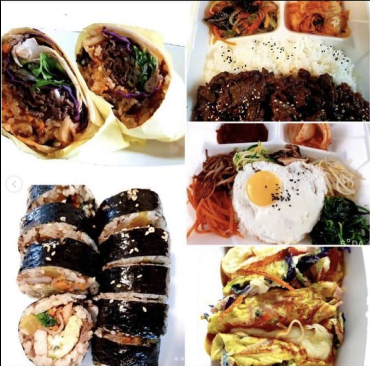 My aunts opened up a Korean Food Truck in Oregon. This is the food they're selling, MOUTH WATERING.