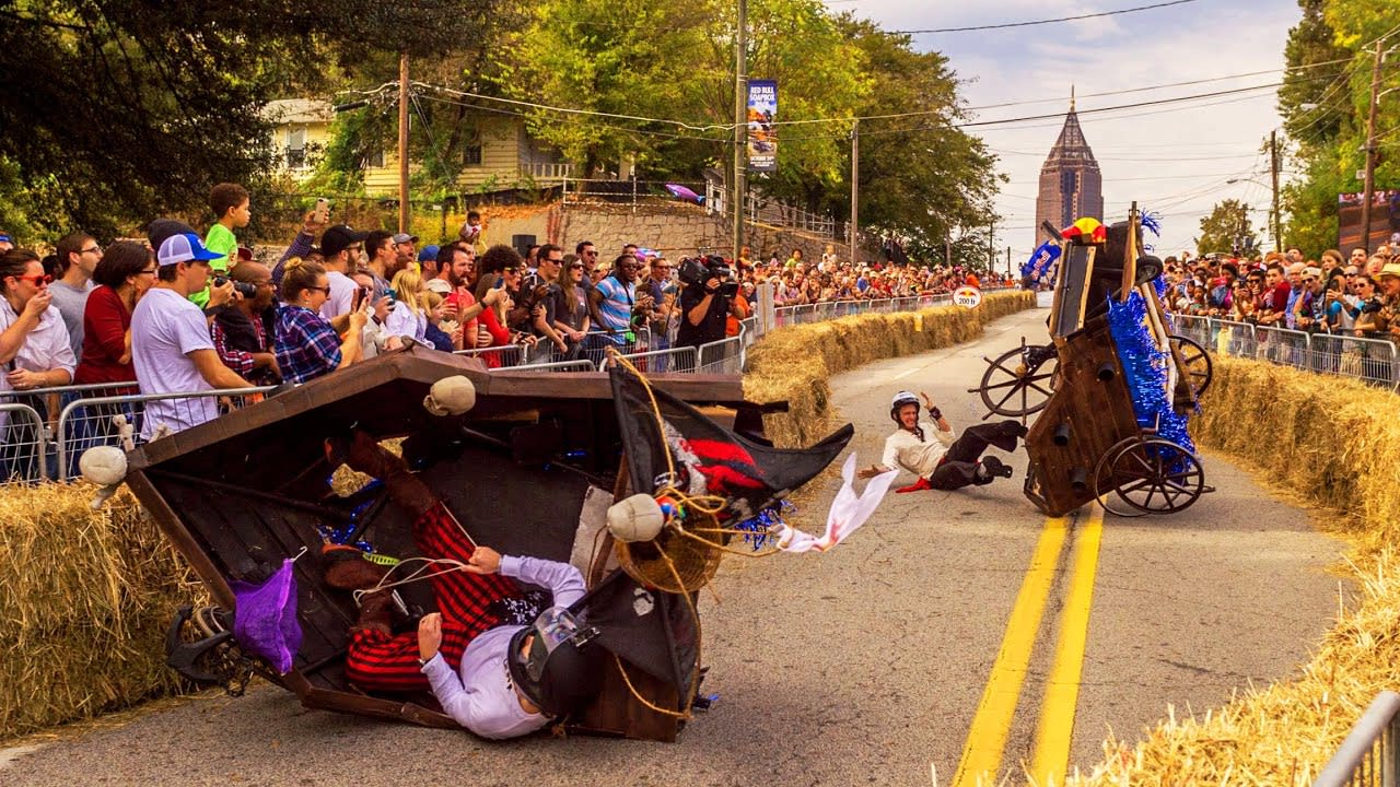 Biggest Wipeouts from Red Bull Soapbox Atlanta 2015