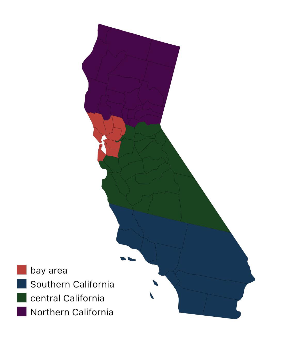 Regions of California