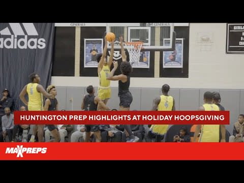 Huntington Prep defeats Donda Academy at Holiday Hoopsgiving