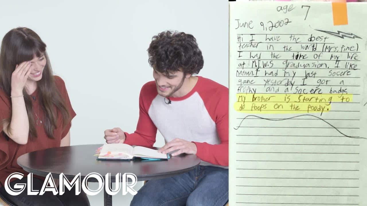 Guys Read Their Girlfriends' Old Diaries - Helen and Ed | Glamour