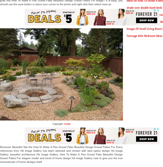 Mix Preffix How To Make A Pea Gravel Patio Beautiful Design