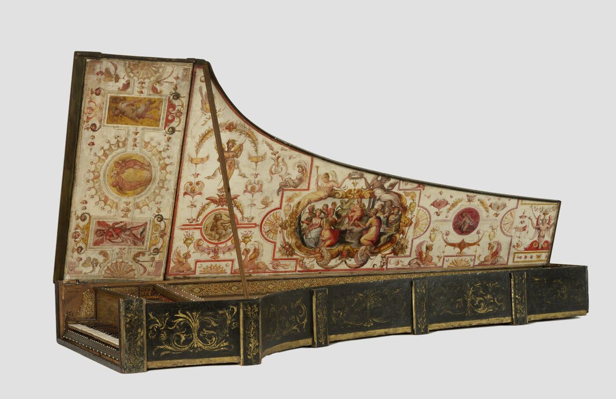 Music to our ears…. 🎵 This stunning C16th harpsichord, made from pine and rosewood is immaculately decorated with classical motifs of Apollo and the Muses. Discover more from our collection: