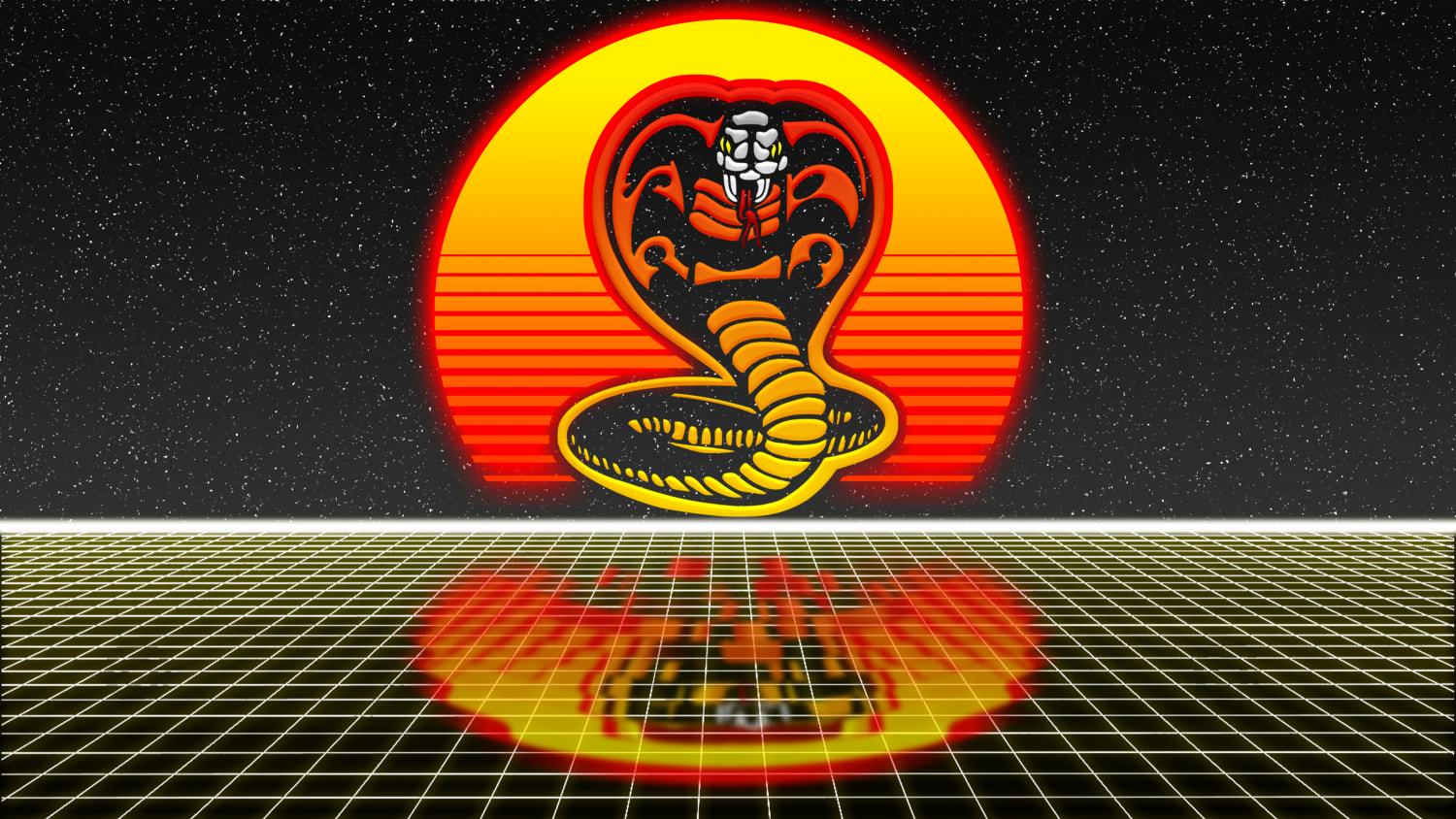 I remastered a Miyagi-Do wallpaper a few weeks back, and someone asked about others, so I gave the same treatment to my Cobra Kai one. Now to make an Eagle Fang wallpaper too. Coming soon.