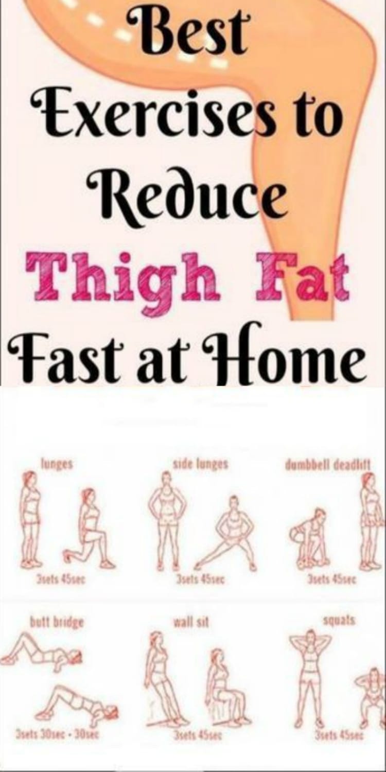 Mix BEST 7 EXERCISES TO LOSE THIGH FAT FAST IN 7 DAYS